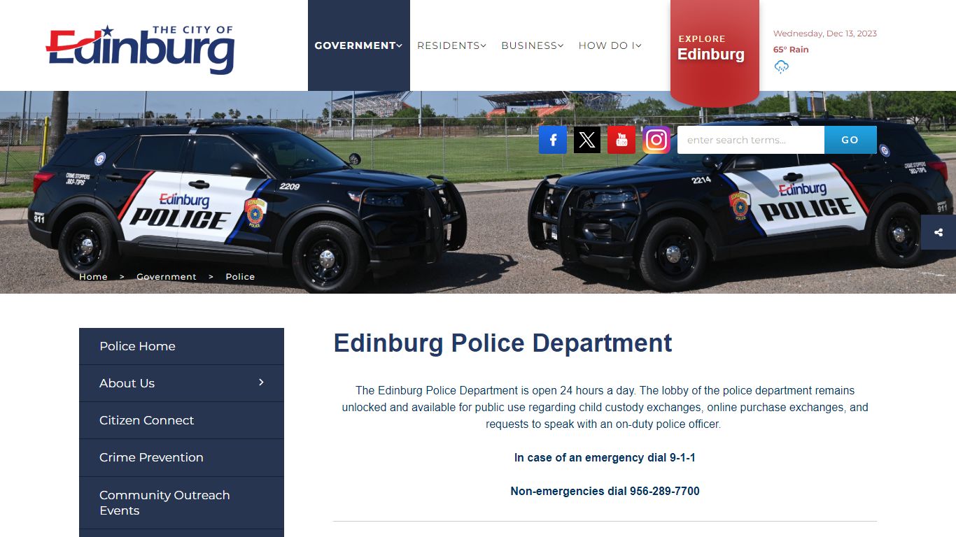 Welcome to Edinburg, TX